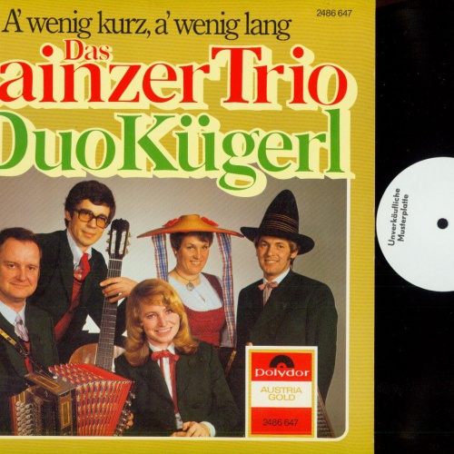 LP-Das Stainzer trio und das Duo Kügerl   Musterplatte