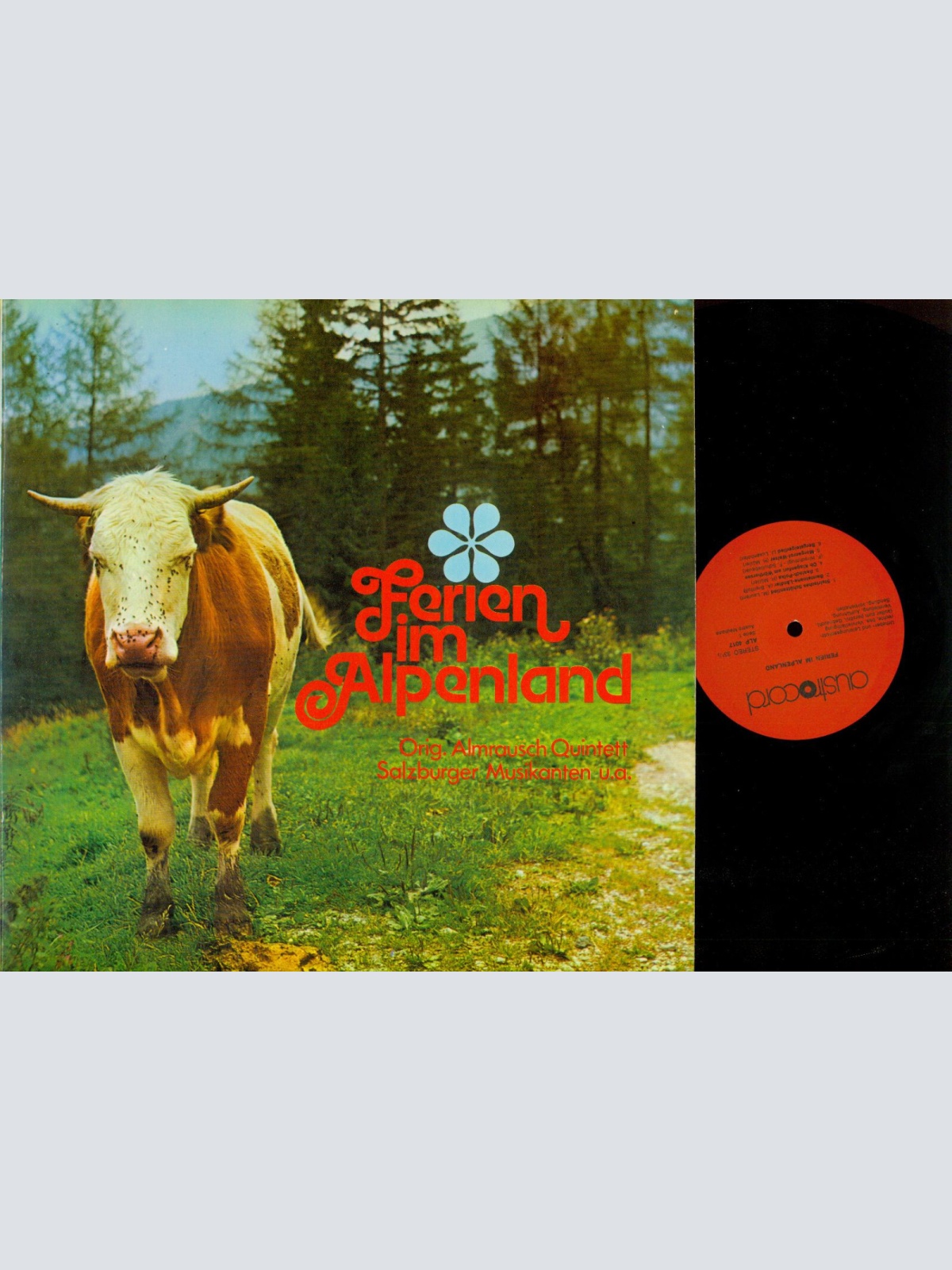 LP--Ferien im Alpenland    Almrausch Quintett  / Salzburger Musikanten