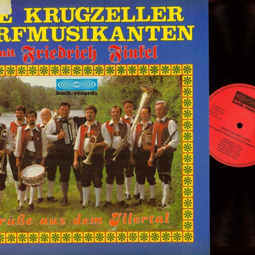 LP--Die Krugzeller Dorfmusikanten    Grüße aus dem Illertal