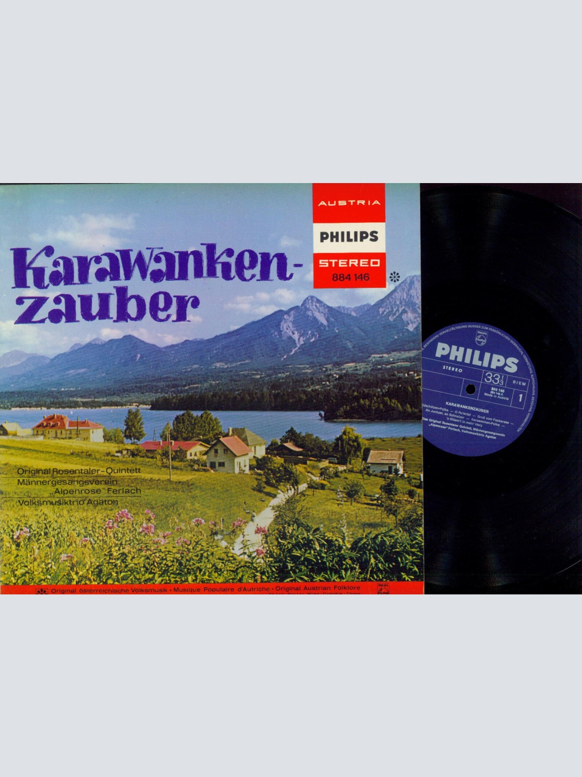 LP- Karawanken Zauber    Orig. Rosental Quintett Various