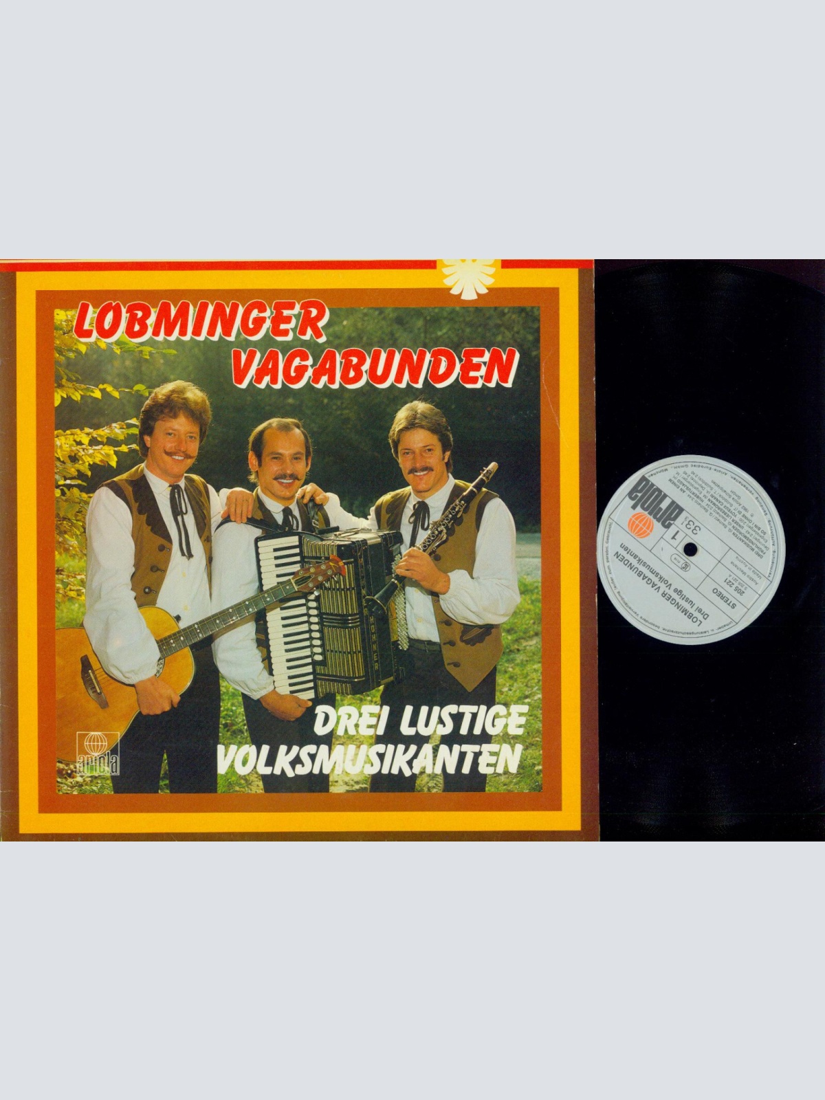 LP- Lobminger Vagabunden    Drei lustige Volksmusikanten