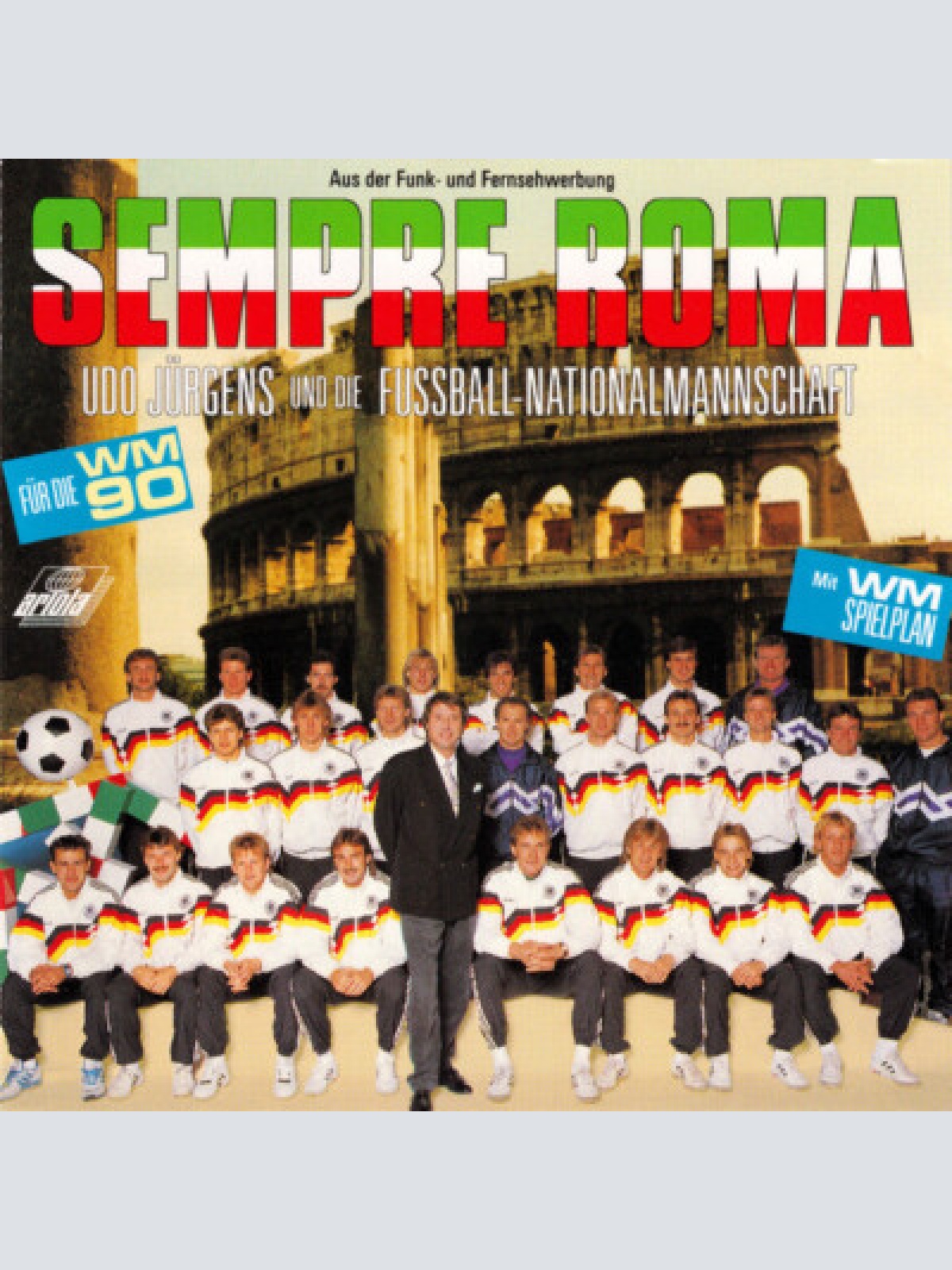 CD, Album Udo Jürgens Und Die Fußball-Nationalmannschaft - Sempre Roma