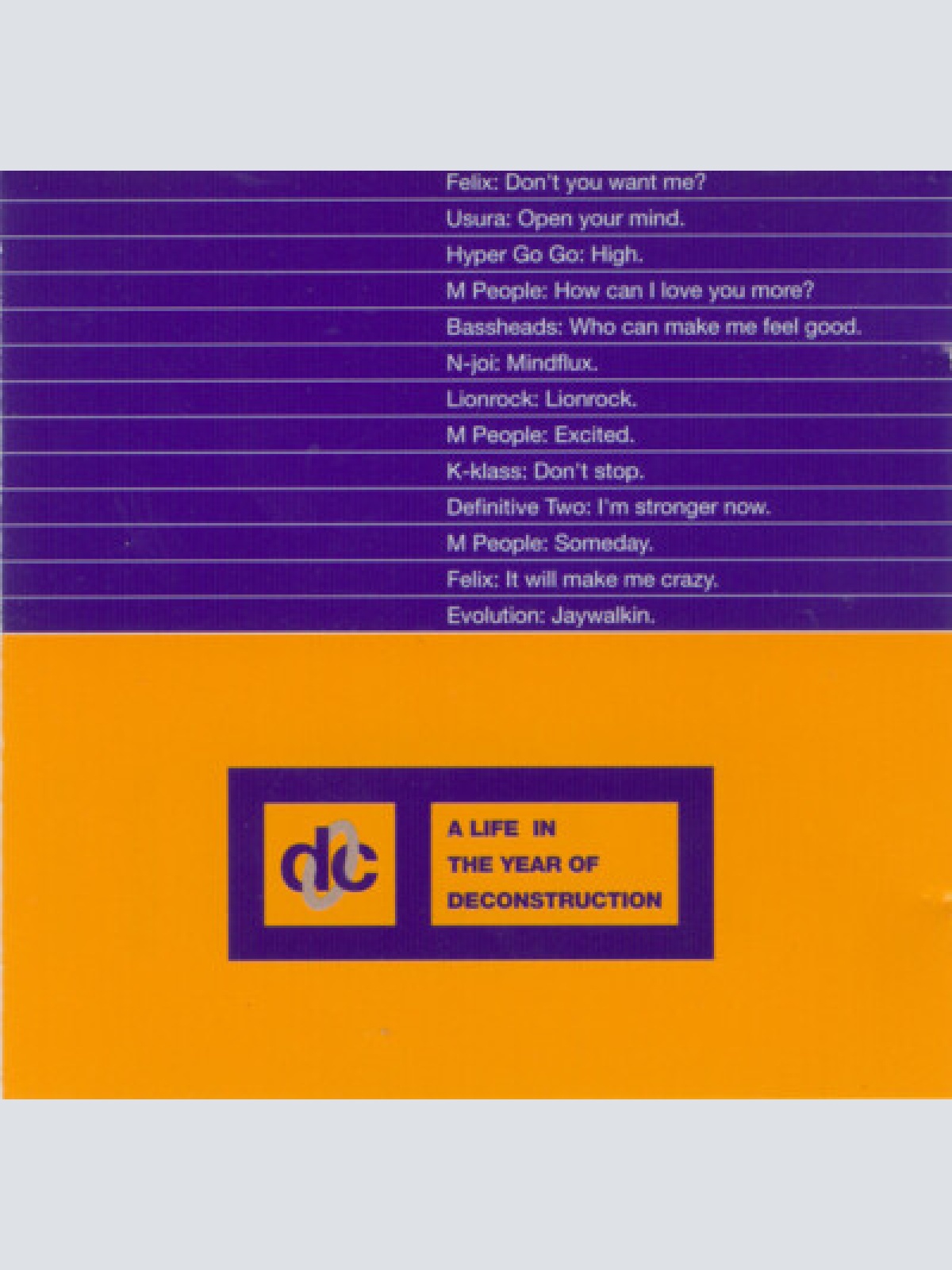 CD, Comp Various - A Life In The Year Of Deconstruction