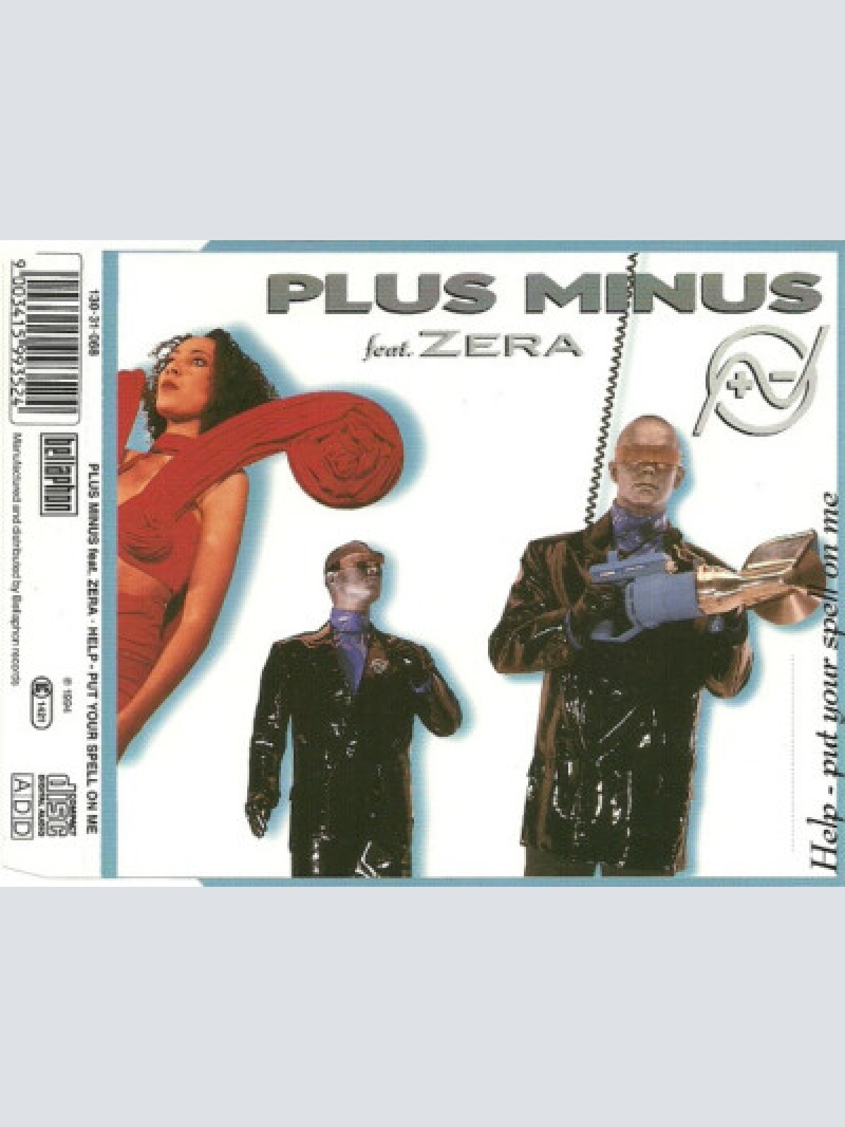 CD, Maxi Plus Minus Feat. Zera (6) - Help (Put Your Spell On Me)