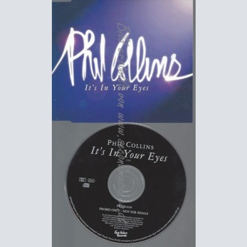 CD--PROMO--PHIL COLLINS--IT'S IN YOUR EYES--1 TRACK