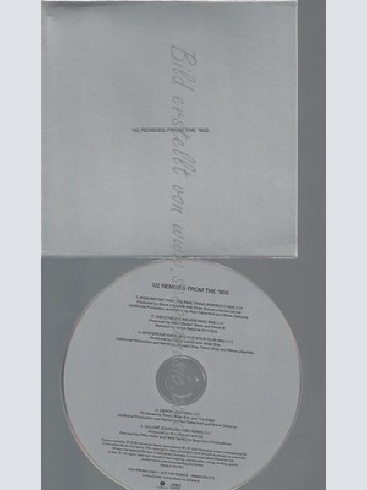 CD--PROMO--U2 --REMIXES FROM THE 90'S--5 TRACKS