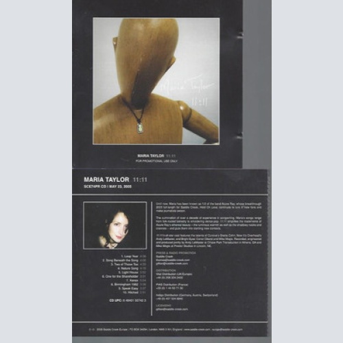CD--PROMO--MARIA TAYLOR--11:11