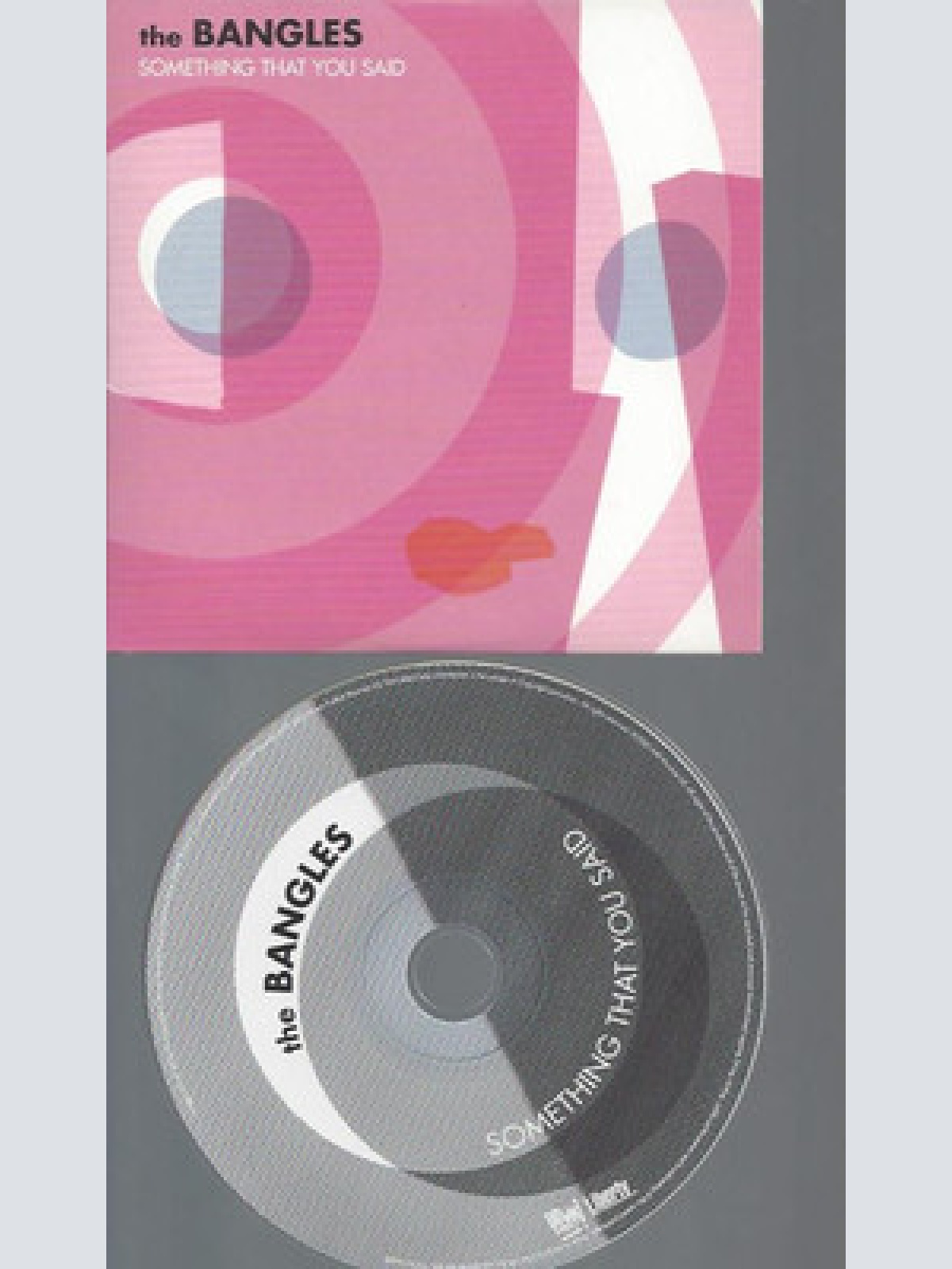 CD--PROMO--THE BANGLES--SOMETHING THAT YOU SAID