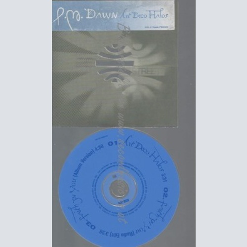 CD--PROMO--P M DAWN--ART DECO HALOS --3 TRACKS