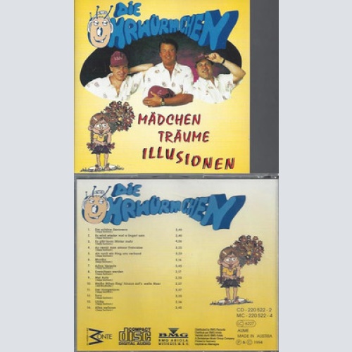 CD--DIE OHRWUERMCHEN--MAEDCHEN TRAEUME ILLUSIONEN