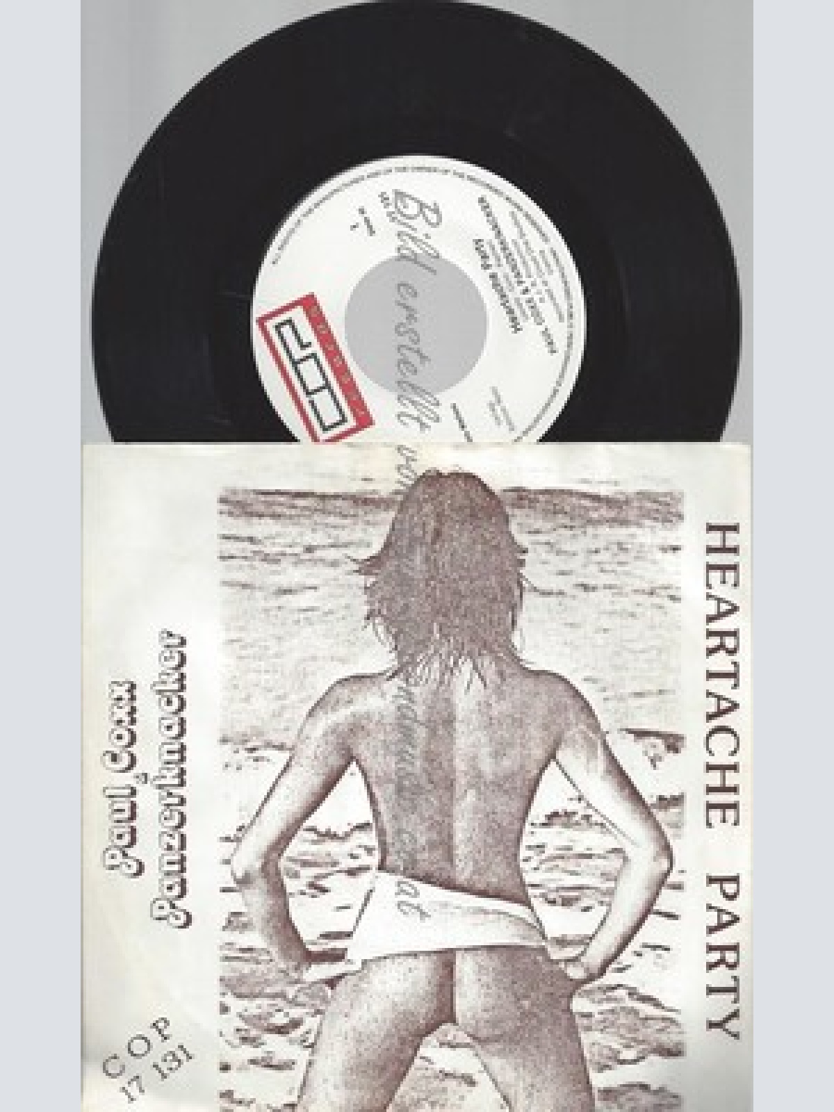 7"PAUL COXX UND DIE PANZERKNACKER--HEARTACHE PARTY--COP-