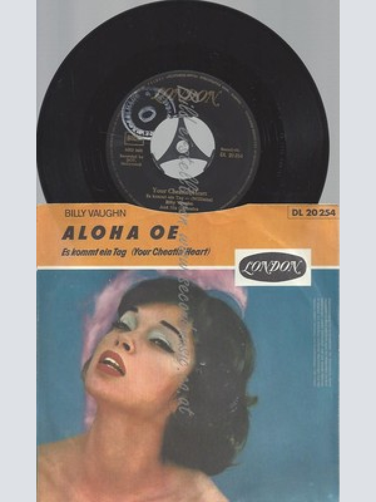 7"BILLY VAUGHN--ALOHA OE