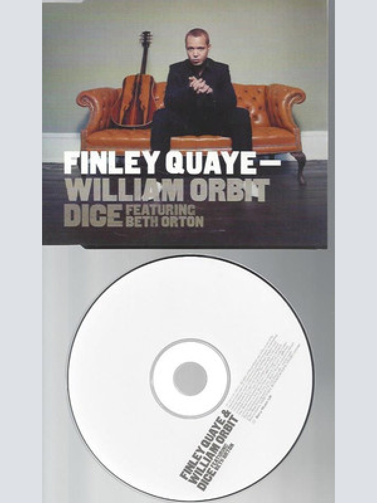 CD--FINLEY QUAYE--WILLIAM ORBIT--DICE--1TRACKS-PROMO