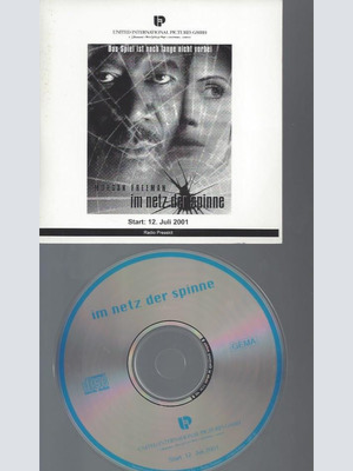 CD--RADIO-AUDIO PRESSKIT-PROMO--IM NETZ DER SPINNE--MORGAN FREEMAN