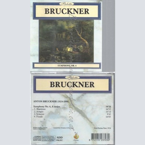CD--BRUCKNER A -- -- SYMPHONY NR 6
