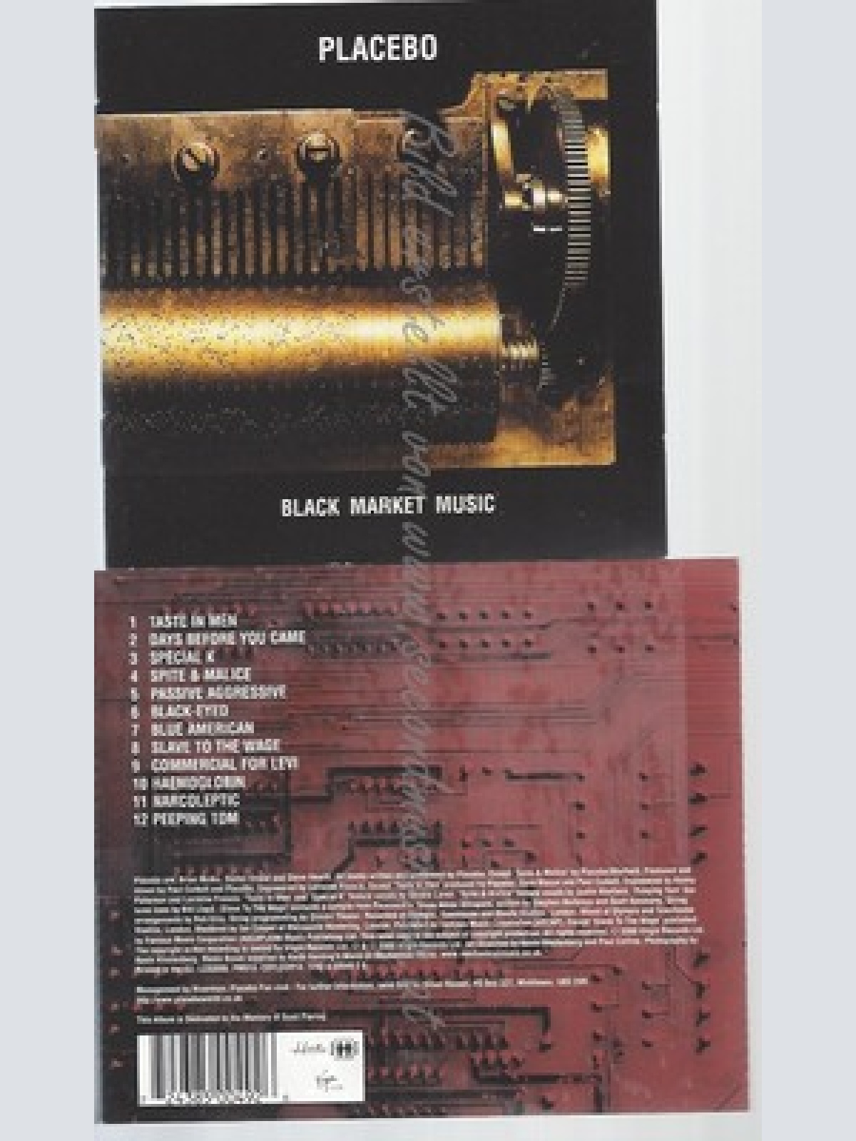 CD--PLACEBO -- -- BLACK MARKET MUSIC
