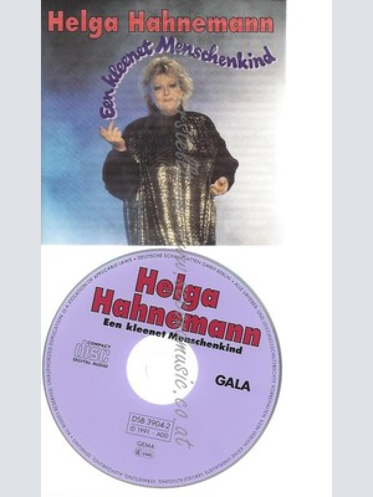 CD--HELGA HAHNEMANN--EEN KLEENET MENSCHENKIND