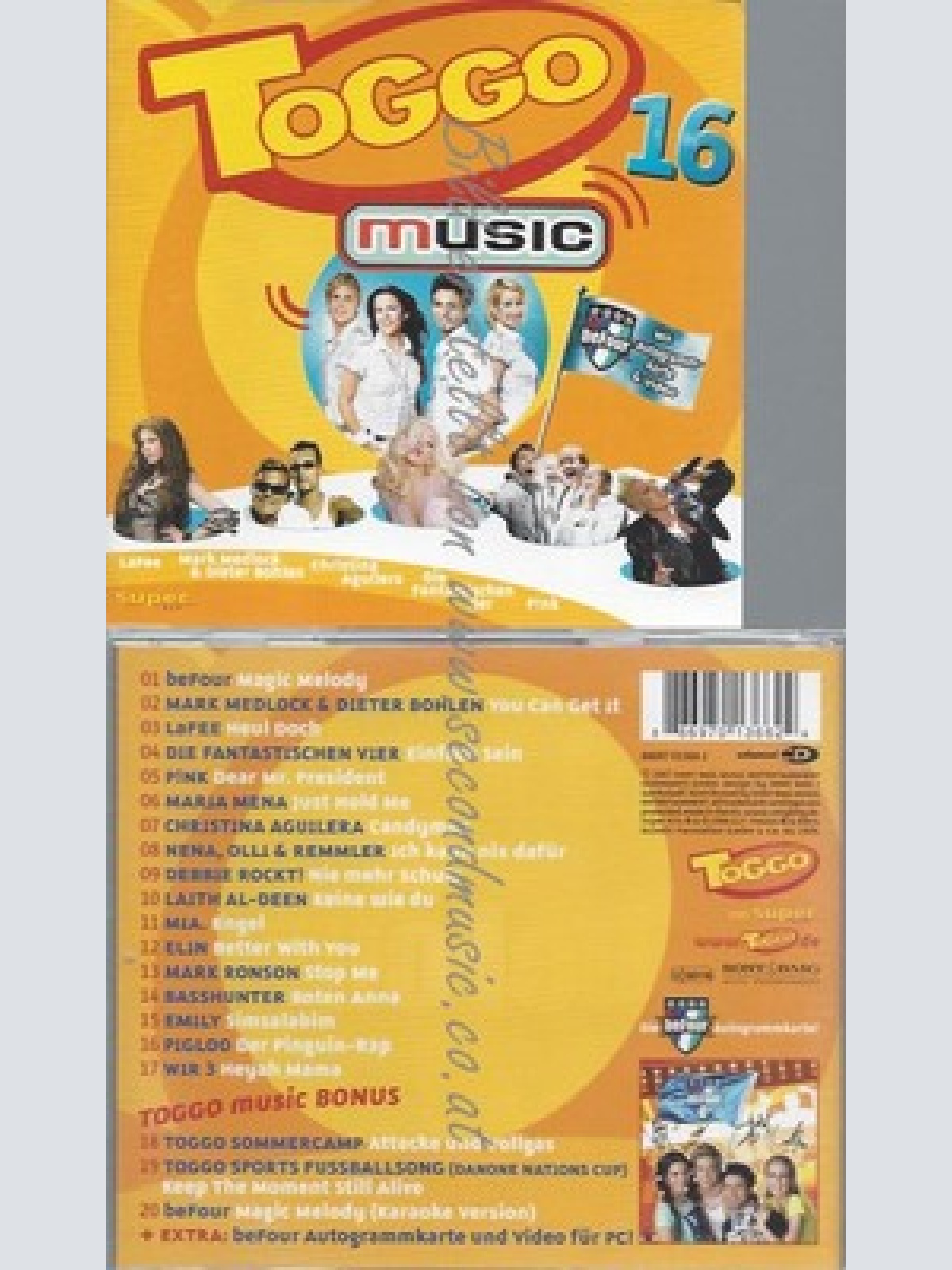 CD--VARIOUS -- -- TOGGO MUSIC 16