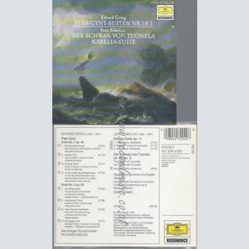 CD--KARELIA-S / KRAUS, BAMS, EDVARD GRIEG -KOMPONIST- UND JEAN SIBELIUS -- -- PE