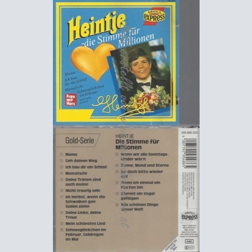 CD--HEINTJE -- -- HEINTJE-DIE STIMME FÜR  MILLIONEN