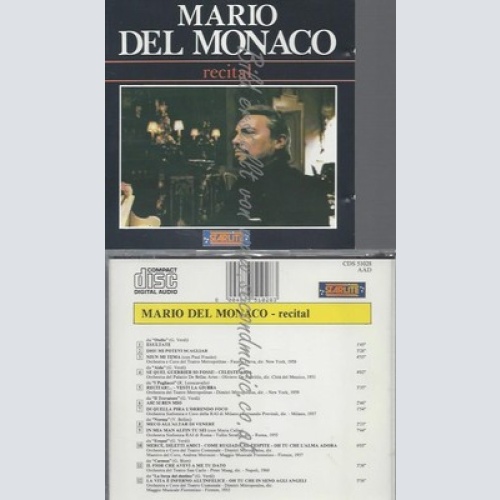 CD--MARIO DEL MONACO--RECITAL--