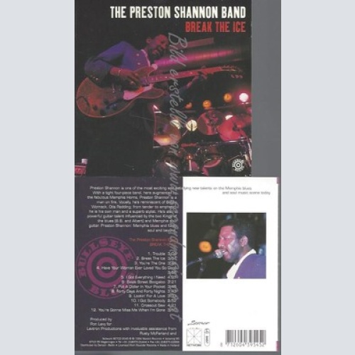 CD--THE PRESTON SHANNON BAND-- - IMPORT -- BREAK THE ICE