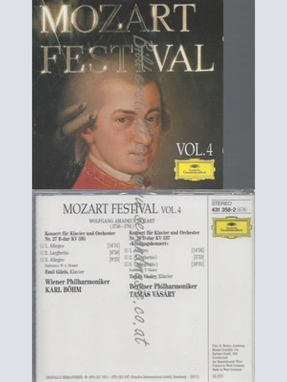 CD--MOZART FESTIVAL--VOL 4--DGG