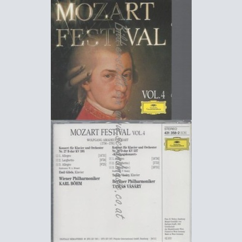 CD--MOZART FESTIVAL--VOL 4--DGG
