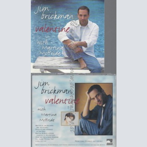 CD--PROMO--JIM BRICKMAN--VALENTINE--