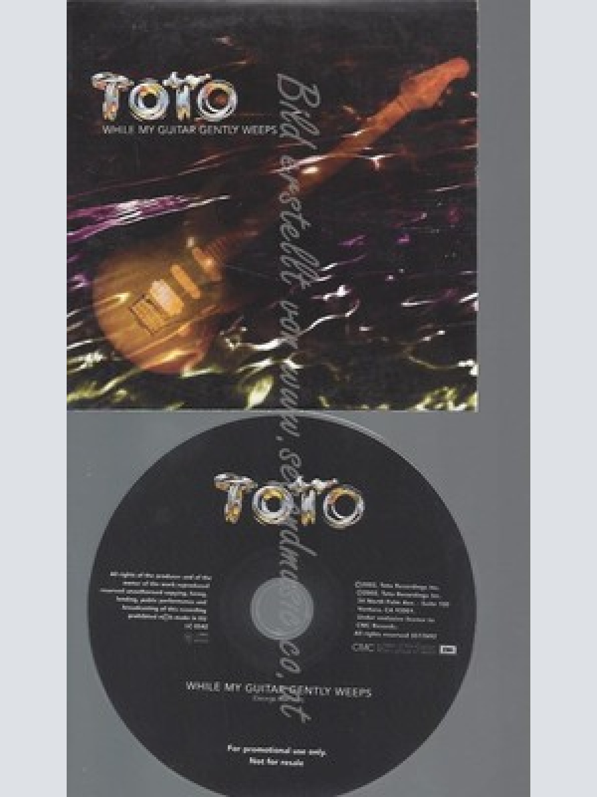 CD--PROMO--TOTO--WHILE MY GUITAR GENTLY WEEPS