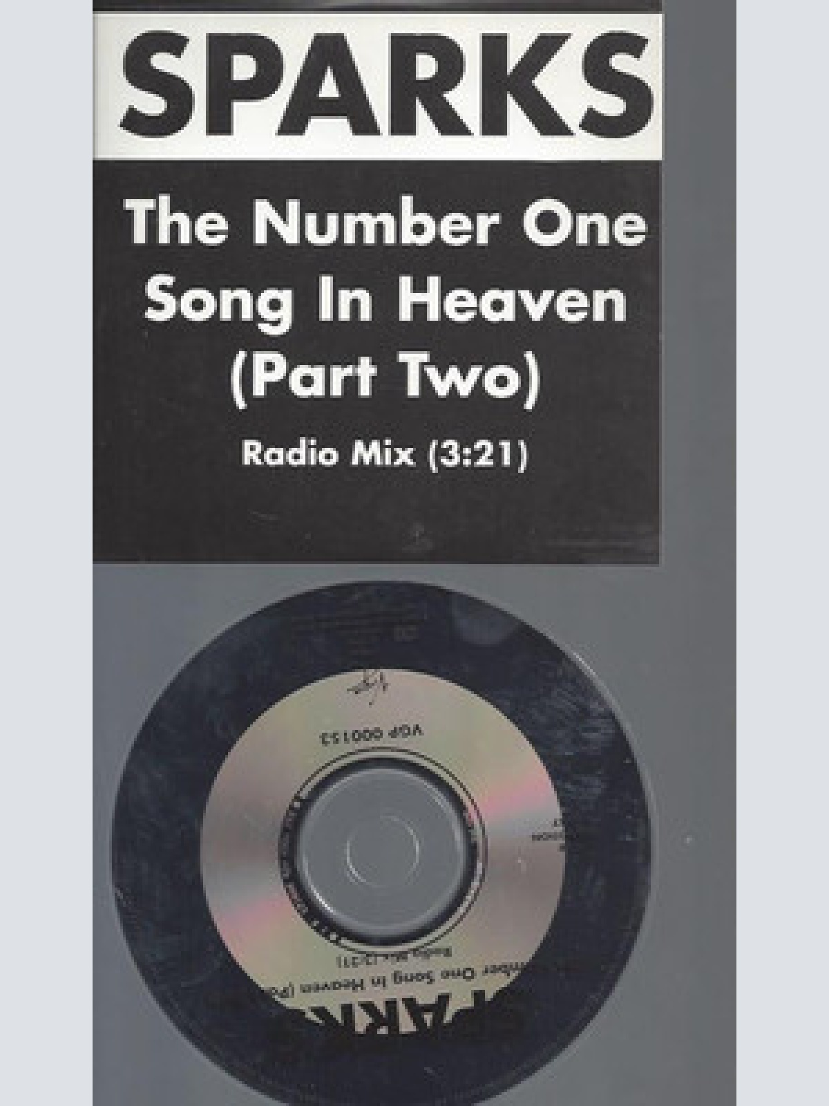 CD--PROMO--SPARKS--THE NUMBER ONE SONG IN HEAVEN