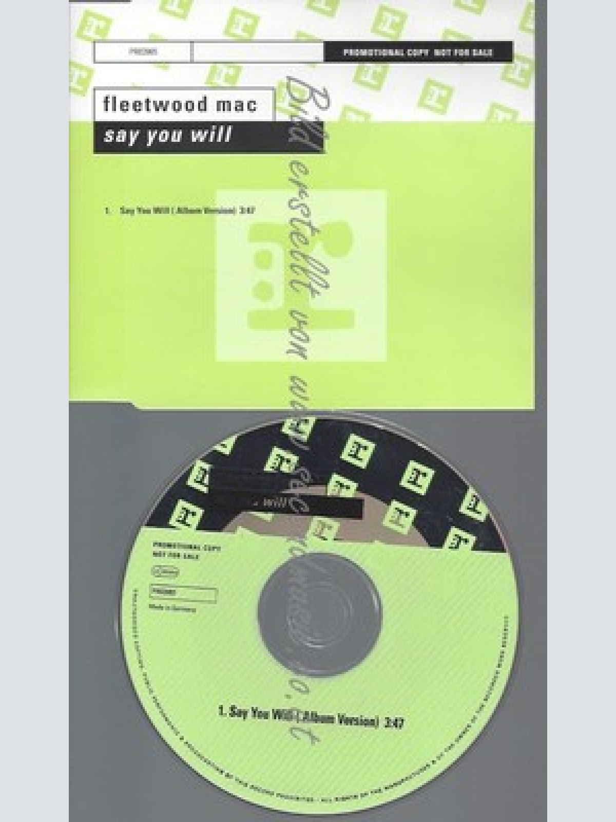 CD--PROMO--FLEETWOOD MAC--SAY YOU WILL
