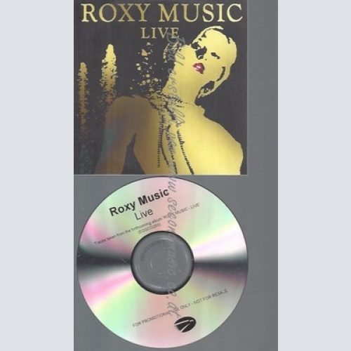 CD--PROMO--ROXY MUSIC LIVE--3 TRACKS