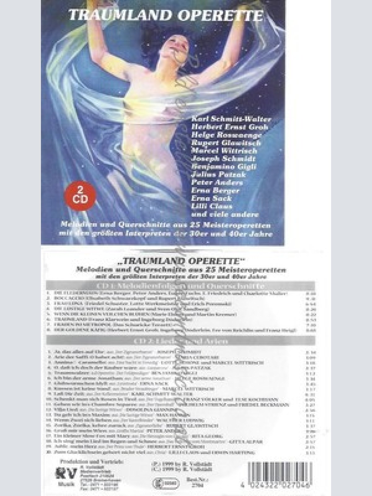 CD--VARIOUS UND VARIOUS -- -- --CD -- TRAUMLAND OPERETTE