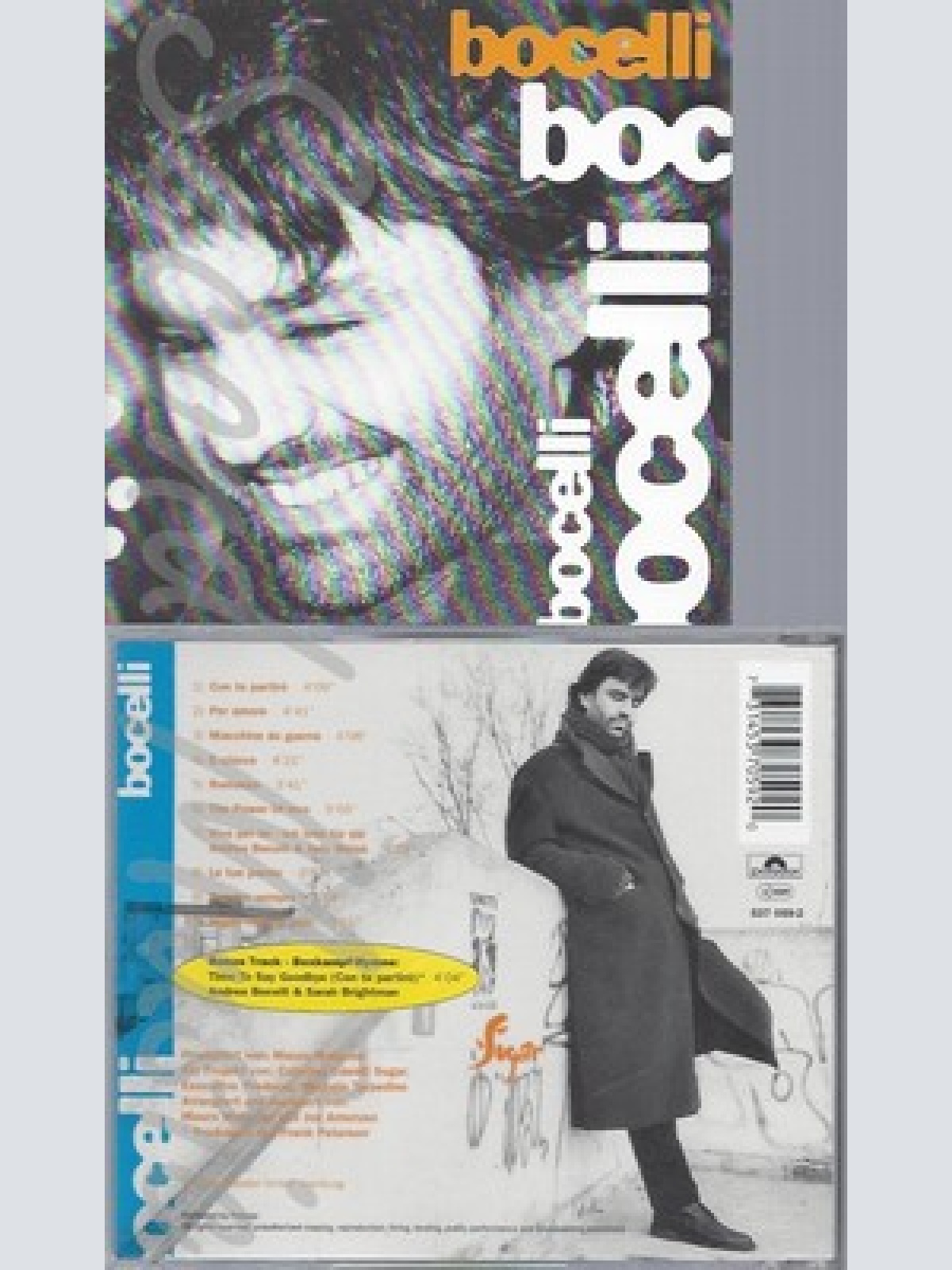 CD--ANDREA BOCELLI -1996- -- BOCELLI