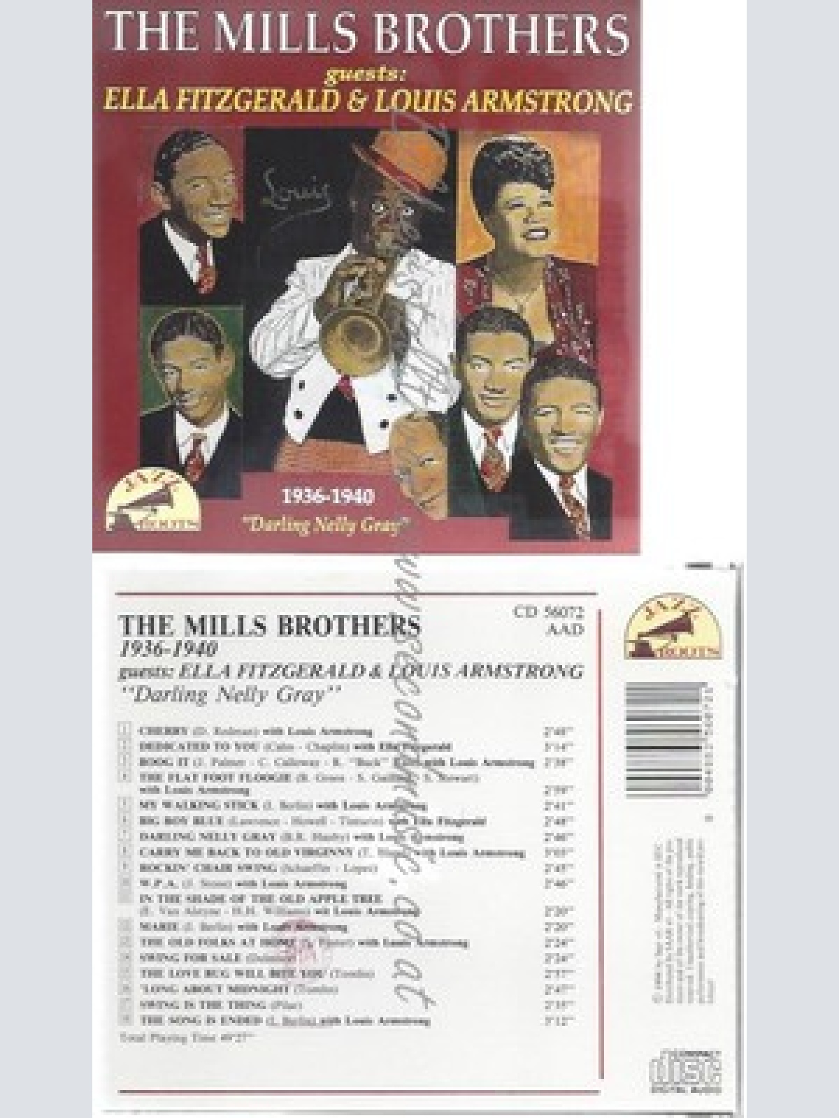 CD--THE MILLS BROTHERS -- -- DARLING NELLY GRAY