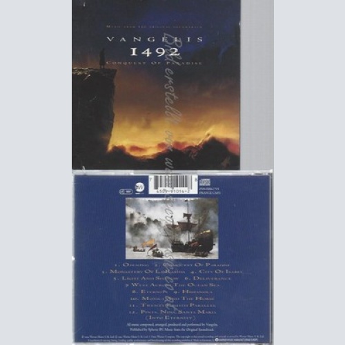 CD--VANGELIS -- --- 1492: CONQUEST OF PARADISE