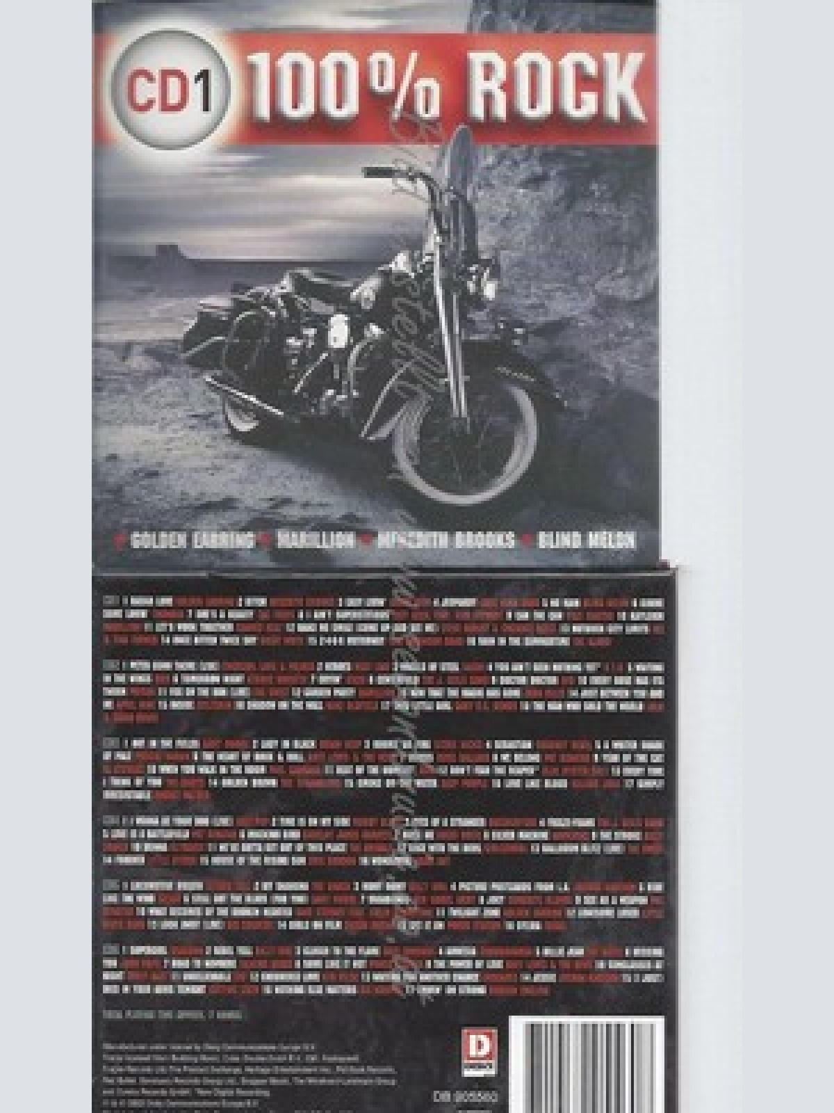 CD--VARIOUS -- --6 CD SET -- 100% ROCK