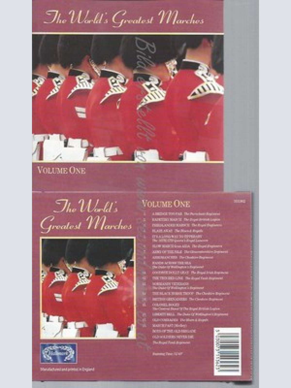 CD--VARIOUS ARTISTS --THE WORLDS GREATEST MARCHES VOLUME 1