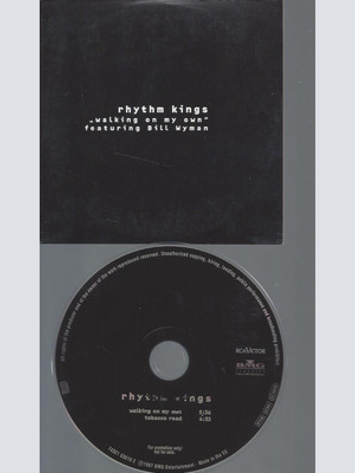 CD--PROMO--RHYTHM KINGS--WALKING ON MY OWN