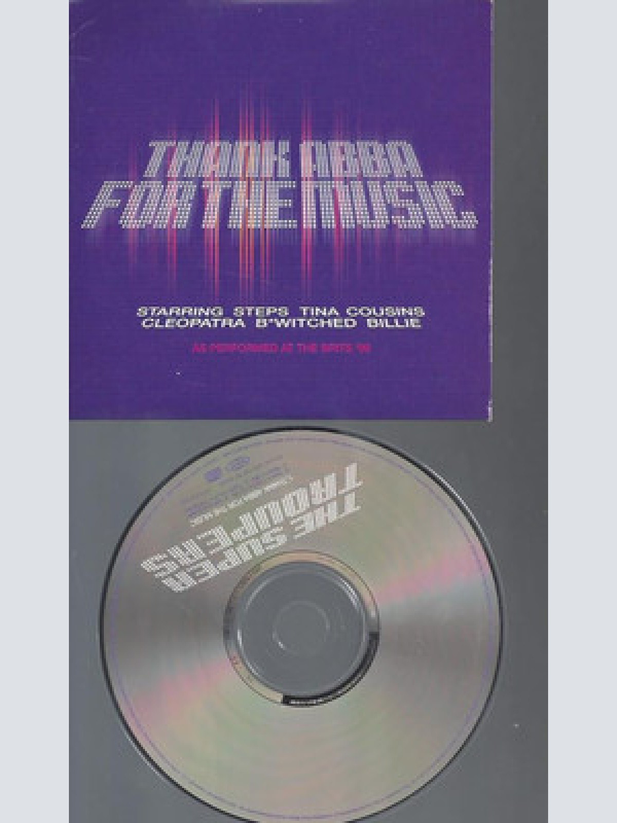 CD--THANK ABBA FOR THE MUSIC--BRITS 99--1  TRACKS-PROMO