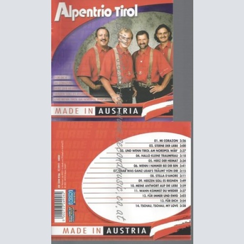 CD--ALPENTRIO TIROL -- -- MADE IN AUSTRIA