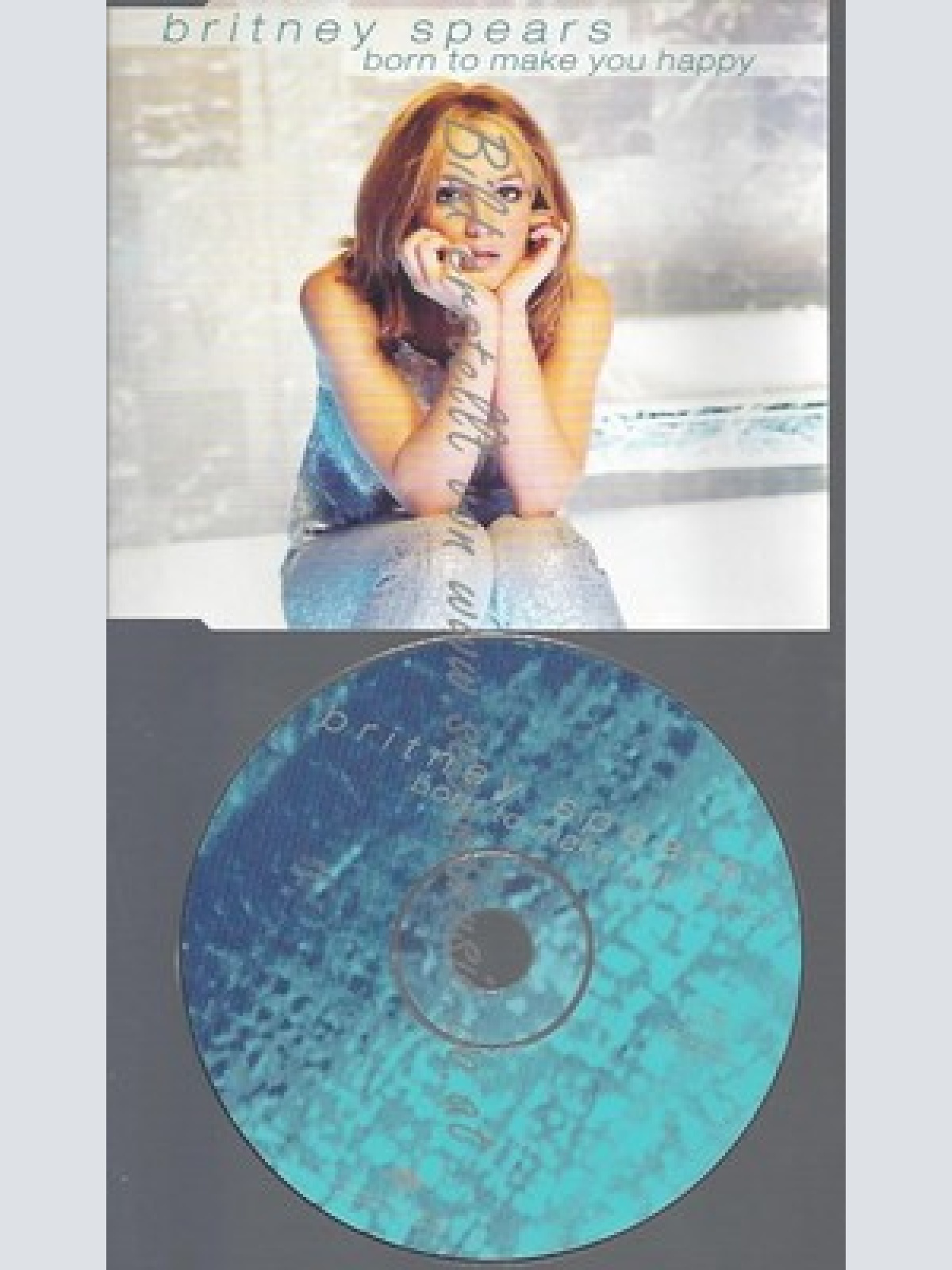 CD--BRITNEY SPEARS -- - SINGLE -- BORN TO MAKE YOU HAPPY