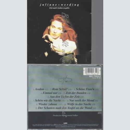 CD--JULIANE WERDING -- -- ZEIT NACH AVALON ZU GEH'N