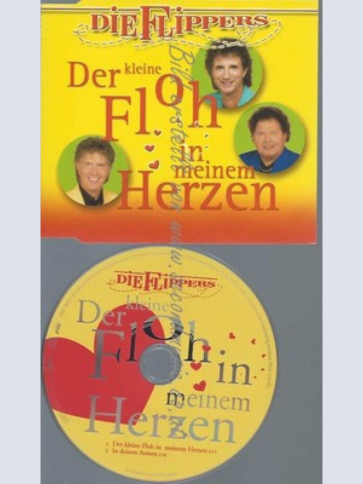 CD--DIE FLIPPERS UND VARIOUS -- - SINGLE -- DER KLEINE FLOH IN MEINEM HERZ