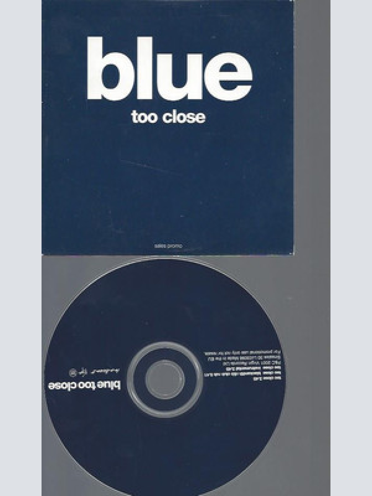 CD----PROMO--BLUE--TOO CLOSE