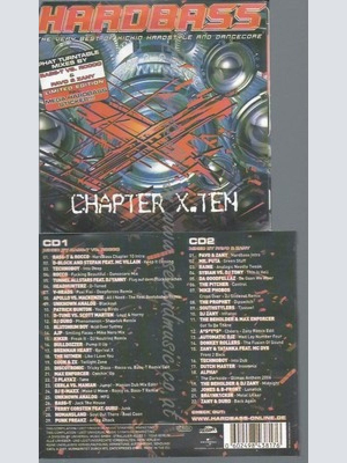 CD--VARIOUS -- - DOPPEL-CD -- HARDBASS CHAPTER 10