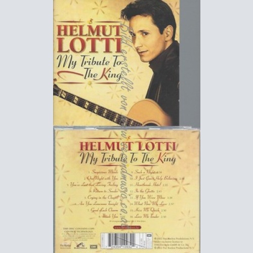 CD--HELMUT LOTTI -- -- MY TRIBUTE TO THE KING
