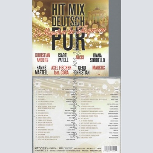 CD--VARIOUS -- - DOPPEL-CD -- HIT MIX DEUTSCH PUR