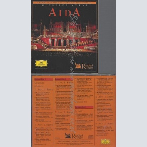 CD--READERS DIGEST--AIDA--GESAMTAUFNAHME IN ITALIENISCHER SPRACHE--3CDS